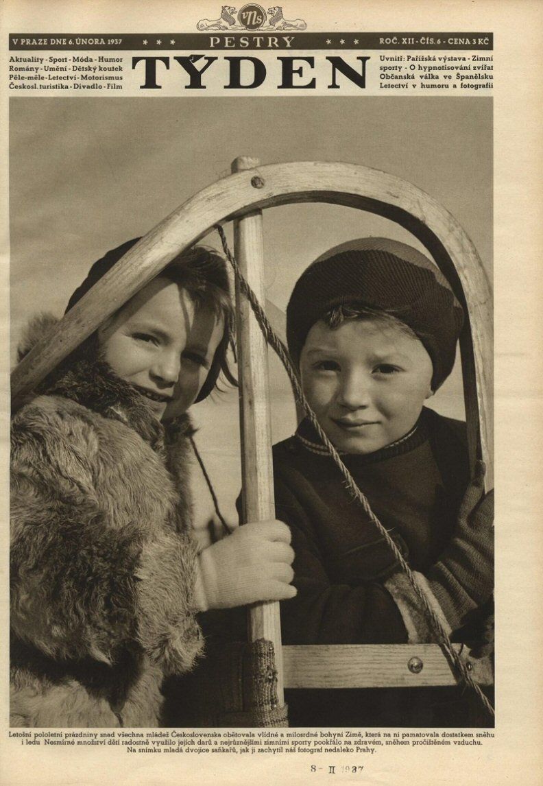 PESTRY TYDEN magazine side cover  12 No  6  6 February 1937